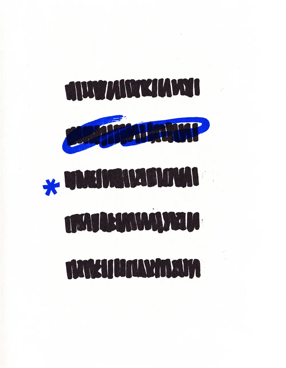 An AI answer with one brand underlined
